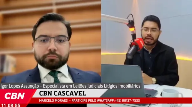 Print da publicação “Leilão da Caixa oferece mais de 1.600 imóveis em todo o Brasil com descontos de até 67%” em CBN Cascavel